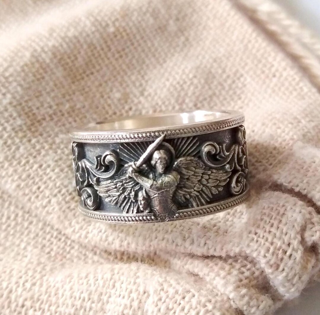 大天使聖ミカエル シルバーリング il_1080xN.6692133432_11ip.jpg