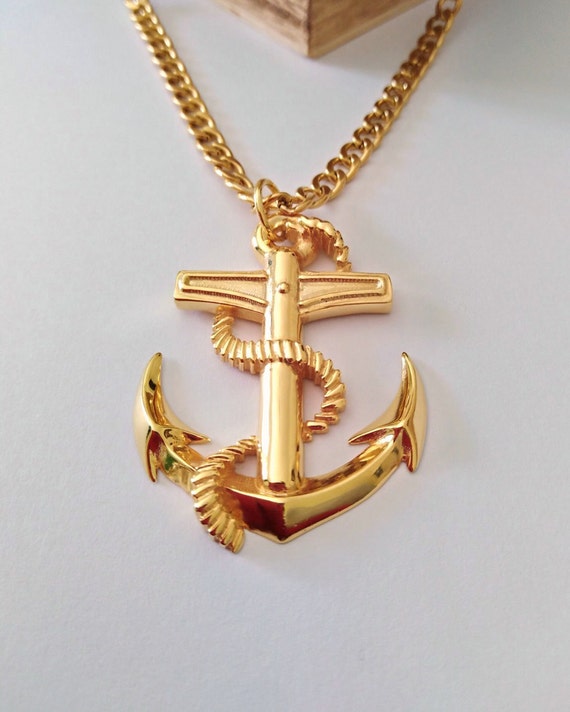 Buy M Men Style Ocean Nautical Anchor Dolphin Sea-life With Ball Chain  Connector Gold Zinc Metal Pendant Necklace Chain For Men And Women at  Amazon.in