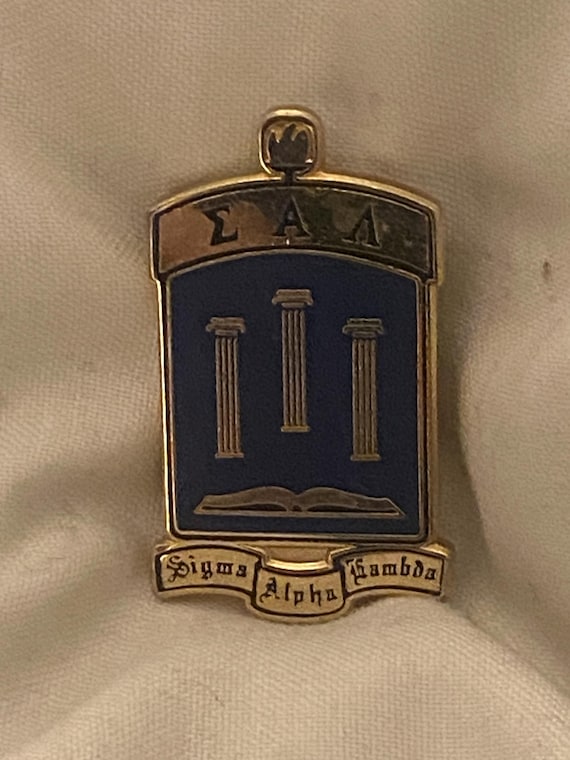 Sigma Alpha Lambda pin - image 1