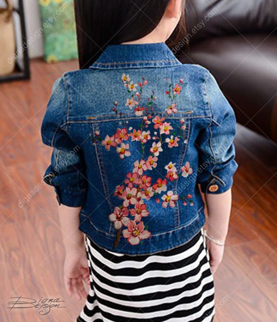 Hand Painted Denim Shirt Jean Shirt Denim Jackethand 