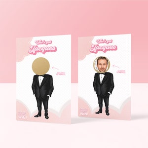 Bridal Shower | Game | Who Has The Groom? | Celebrity Heads Game | Scratch To Reveal | Kitchen Tea Games | Personalised | Custom | Printed