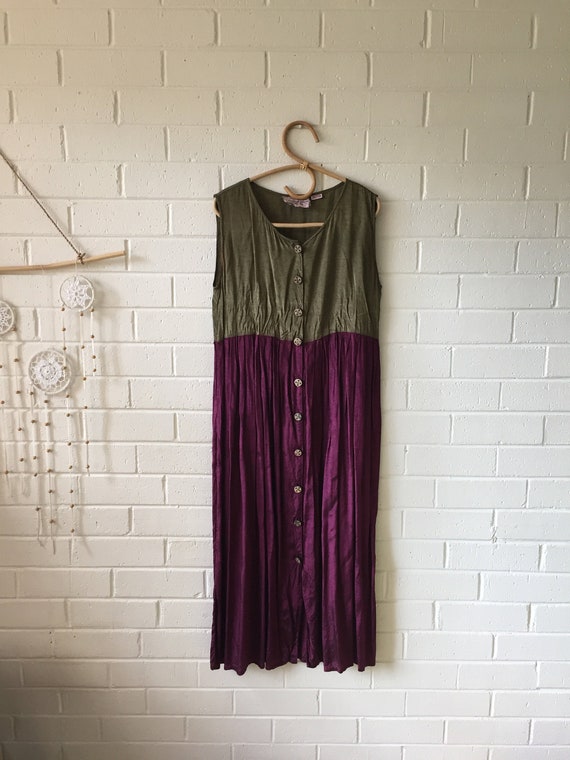 90s Gypsy Maxi Dress | Handmade | Bohemian | India