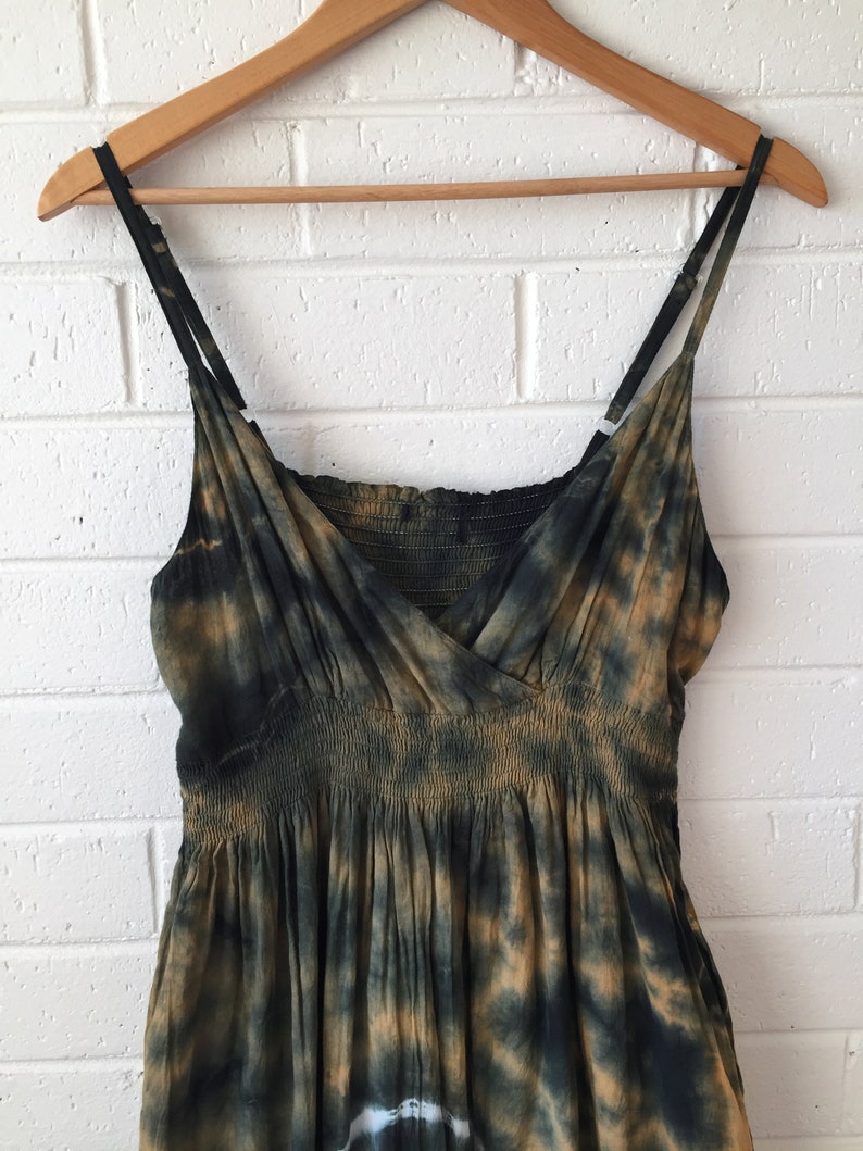 Layering Dress Hippie Bohemian 90s Tie-Dye Maxi Dress Gypsy Maxi Dress Boho Grunge Hippy Large Extra Large