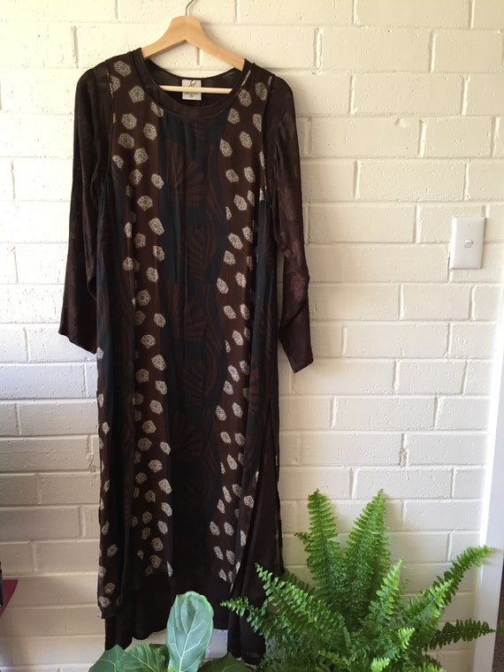 bohemian smock dress