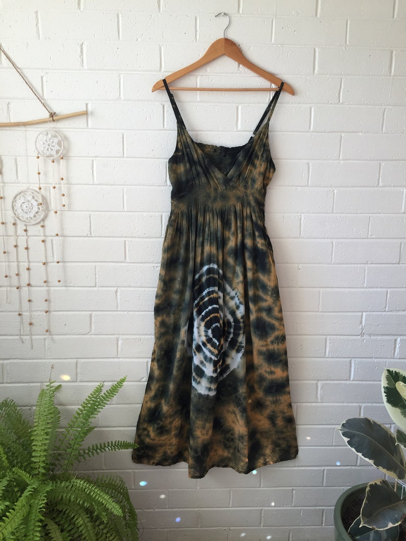 Layering Dress Hippie Bohemian 90s Tie-Dye Maxi Dress Gypsy Maxi Dress Boho Grunge Hippy Large Extra Large