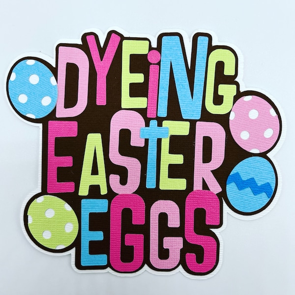Easter Die Cuts Etsy