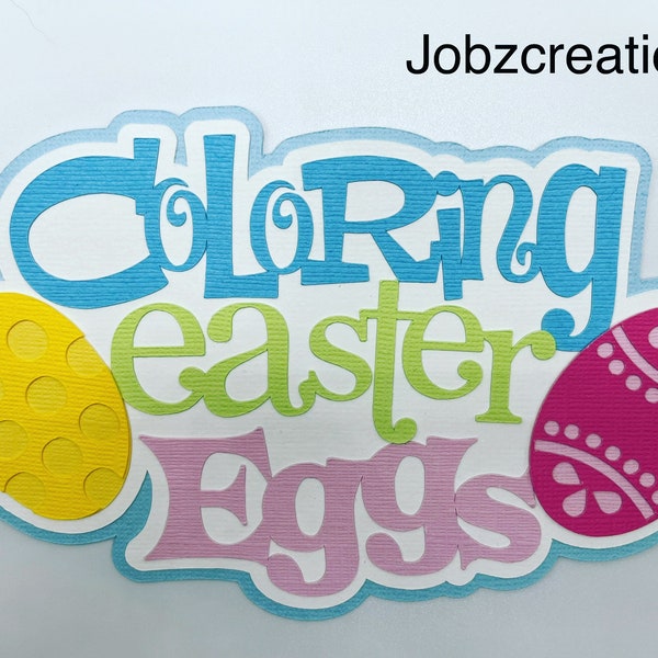 Easter Die Cuts Etsy