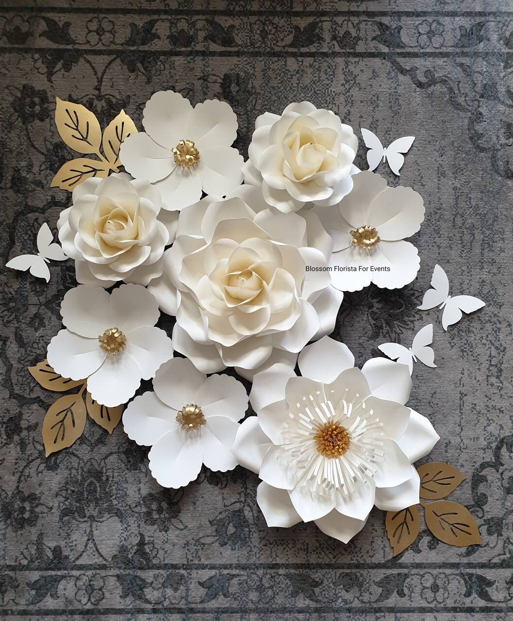 Nursery Wall Paper Flowers