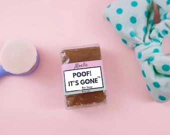 Gezichtszeep: poef! Its Gone- Face Wash - All Natural Skincare - Spa cadeau- Face Bar- Gifts For Her