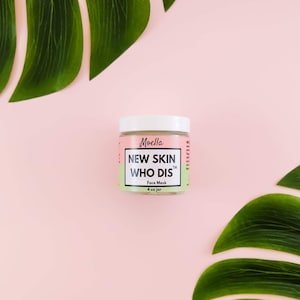 Kaolin Maske aus Modelliermasse | Neue Skin Who Dis&#39; Gesichtsmaske | Ganz natürliche Hautpflege | Gesichtsmaske | Empfindliche Haut