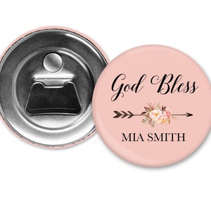 Baptism Favors Girl, Christening Favors, Baptism Favors for Boys, Magnets, custom Bottle Openers, party favors, baptism gifts for guests