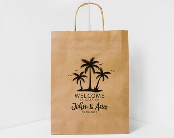 Beach Wedding Welcome Bags, Beach Wedding Favors, hotel wedding welcome bags, welcome bags for wedding guests, destination wedding welcome