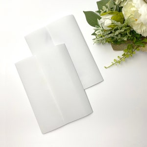 Vellum Wraps, Vellum Jacken 5x7 Einladung