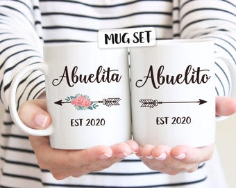 Abuela gift, Abuelo gift, Abuelita gift, Abuelito gift, Spanish pregnancy announcement, Pregnancy announcement Español, New Grandparents