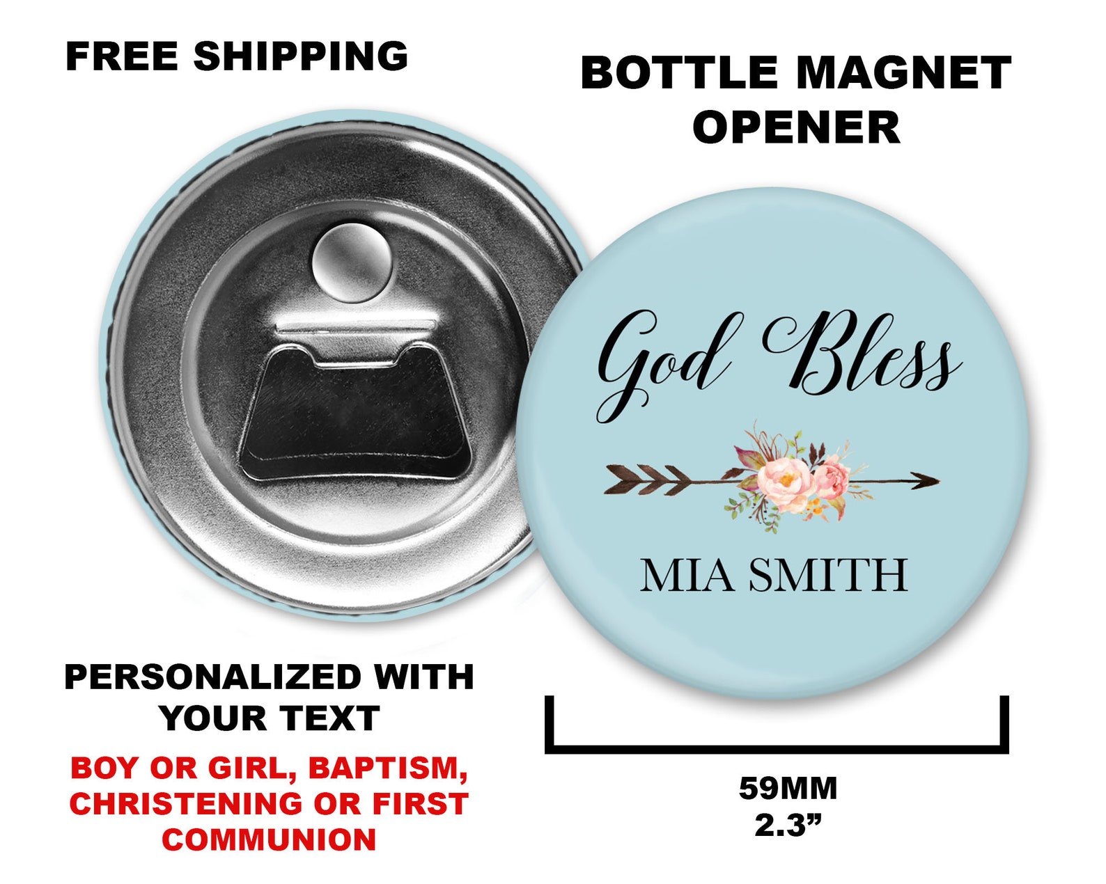 Baptism Favors Girl Christening Favors Baptism Favors for Etsy