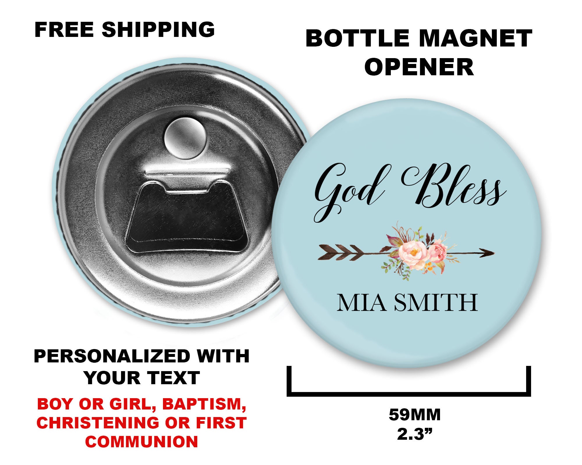 Baptism Favors Girl Christening Favors Baptism Favors for Etsy