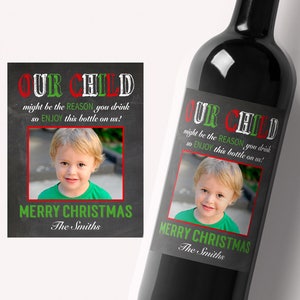 etichetta bottiglia di vino, regalo insegnante di Natale, etichetta bottiglia di vino, regalo insegnante, regalo di fine corso, lavagna, etichetta personalizzabile