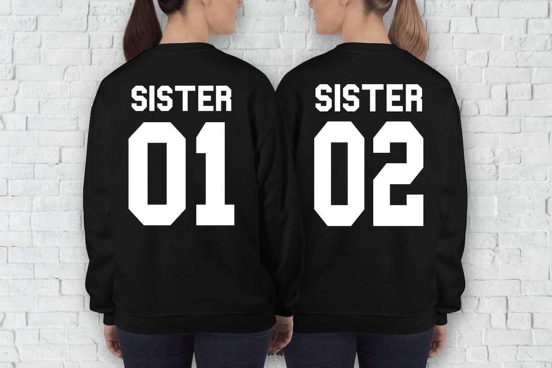 Best Friend Hoodies, Sisters Sweatshirt, Sisters Hoodie, Best Friend Gifts,  Bff Gift, Sister Gift, Big Sister, Little Sister, Custom Hong Kong