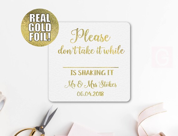 Shaking Through (Gold) Card Shaking Through (Gold) Card