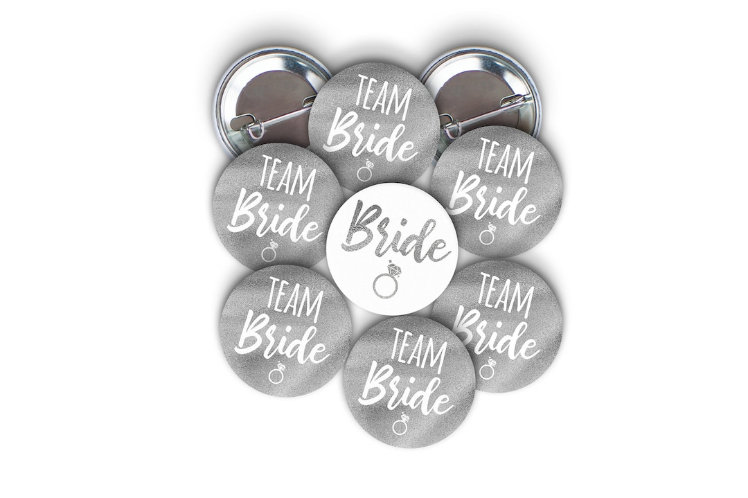 Team Bride Pins, Hen Party Badges, Bachelorette BUTTONS, Bachelorette ...