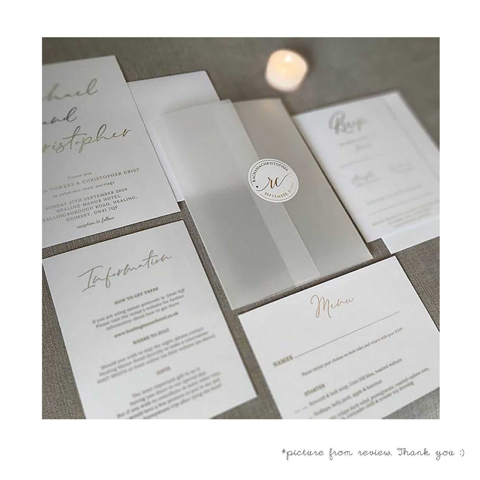 Vellum Jacket for A5 Wedding Invitations Vellum Wrap Vellum Etsy