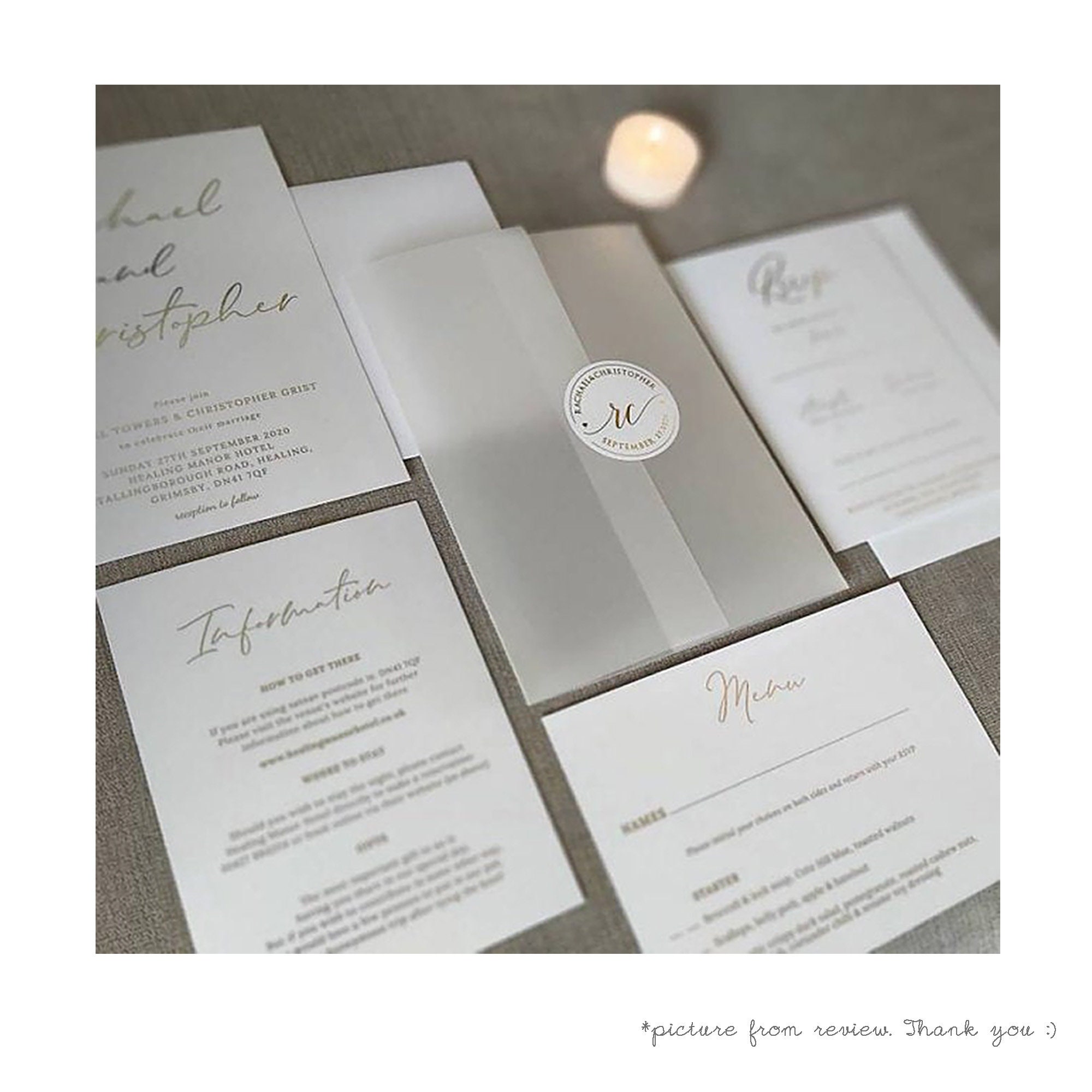 Vellum Jacket for 5x7 Wedding Invitations Vellum Wrap Vellum Etsy