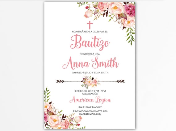 Modelos De Invitaciones Para Bautizo Modelos De Invitaciones Para Bautizo