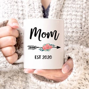 Mom established mug, New mom mug, Mom est 2018, New mom gift, Baby Shower Gift, Mom gifts, Expecting Mom Gift, New Baby Gift, Custom mug