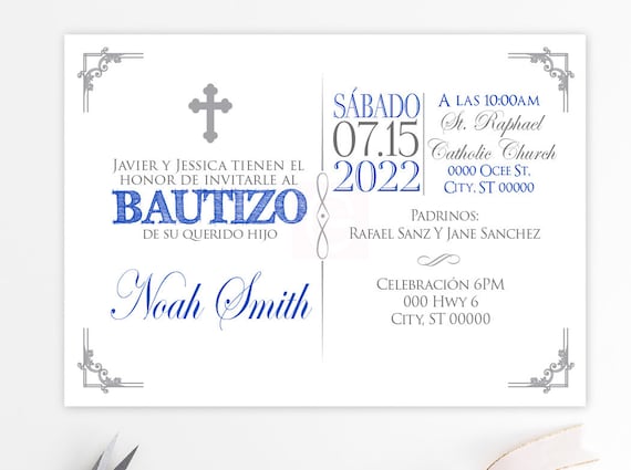 Featured image of post Invitaciones De Bautizo En Espa ol Dale sitio en tu iglesia