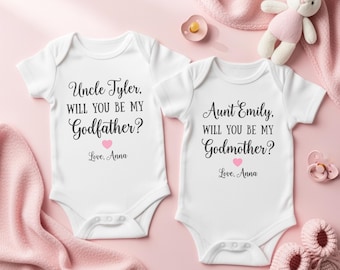Godparent Proposal Bodysuit, godparent gifts, Will you be my godmother, Will you be my Godfather, Godmother proposal, godfather proposal