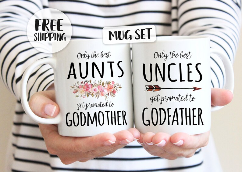 Best aunts get promoted to godmother Godmother proposal Etsy