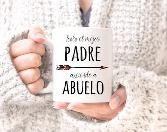 Padre mug, new abuelo, abuelito, Spanish pregnancy reveal, grandpa gift, pregnancy announcement grandparents, pregnancy reveal grandparents