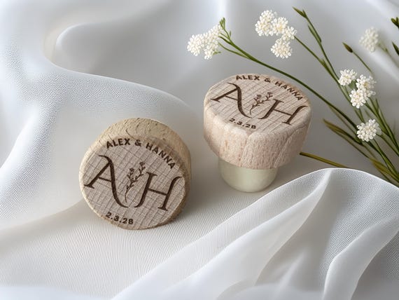 cadeau invité mariage, bouchon liège personnalisé, mariage cadeaux invités, wedding favors wine bottle stopper engraved personalized