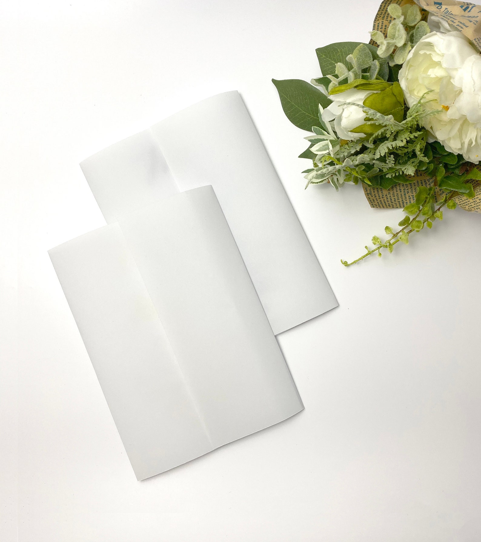 Vellum Jacket for A5 Wedding Invitations Vellum Wrap Vellum Etsy