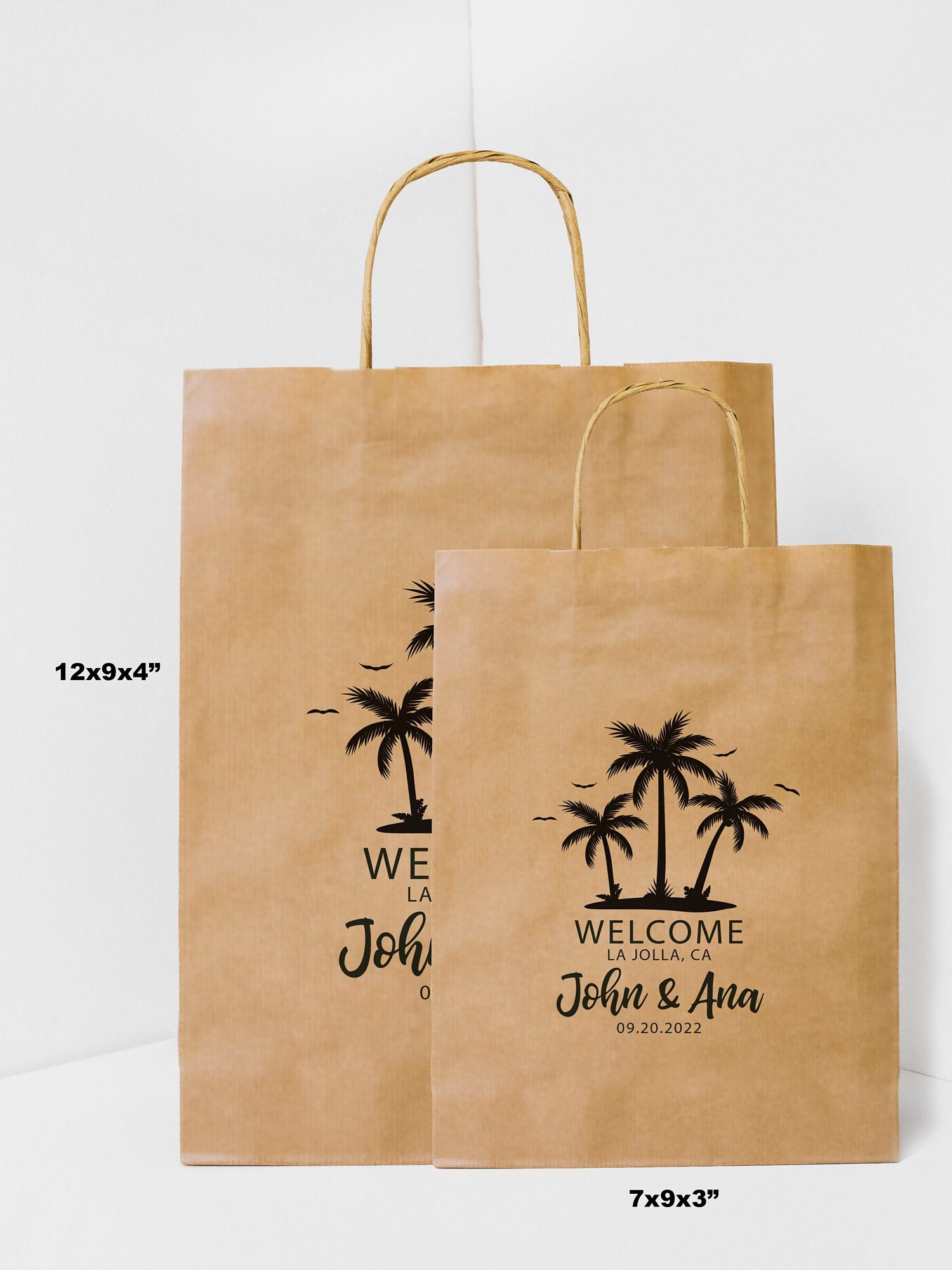 Beach Wedding Bags Beach Wedding Favors hotel Etsy