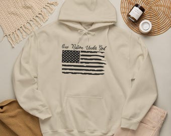 One Nation Under God Hoodie