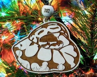 Python Ornament - Personalized - Add Your Pet's Name -  Python Ornament - Snake - Reptile - Snakes - Holiday - Christmas Tree - Ball Python