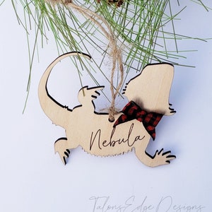 Bearded Dragon Ornament - Personalized - Add Your Pet's Name -  Lizard Ornament - Lizard - Reptile - Dragons - Holiday - Christmas Tree