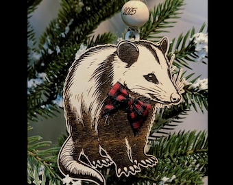 Opossum Ornament - Personalized - Add Your Pet's Name - Possum - Trash Friends - Marsupial