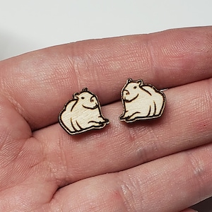 Capybara Stud Earrings