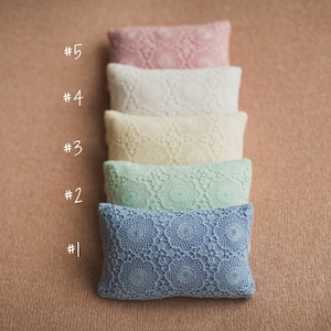 Oreiller en dentelle pour nouveau-né, accessoires de photographie pour nouveau-né, accessoires pour nouveau-né pour la photographie, oreiller pour nouveau-né, accessoires photo pour nouveau-né, oreiller pour photographie