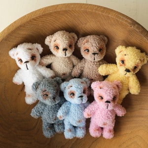 Baby flauschige gestrickte Spielzeuge für Neugeborene Fotografie, Neugeborenen Teddybär Spielzeug, Neugeborene gestrickte Spielzeuge, Neugeborenen Fotografie Requisiten, Neugeborenen Bärn Spielzeug