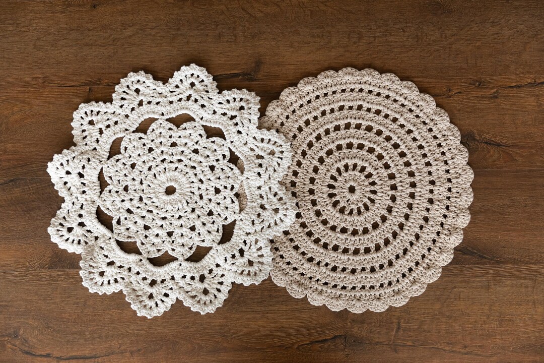 Mini Macrame Rug Round Macrame Rug Newborn Photography Props, Macrame Newborn Props ...