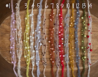 Newborn Beaded Headband Girl, Newborn Headband for Photography, Newborn Tieback, Newborn girl headband with pearl, Newborn photography prop