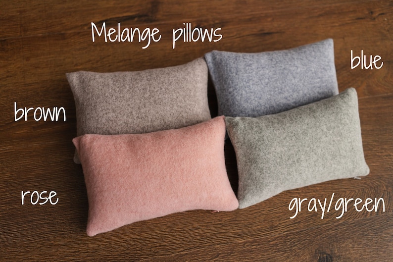 Soft newborn pillow prop – gentle posing support for photography