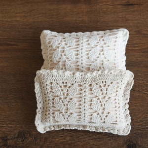 Newborn Crochet Pillow, Newborn Photo Pillow, Newborn Photography Props, Newborn Props Set, Newborn Posing Pillow, Newborn Knitted Pillow