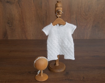 Newborn Knitted Romper, Newborn Photography Outfit Girl, Newborn Knitted Outfit, Newborn Photography Prop, Newborn Coming Home Outfit Boy
