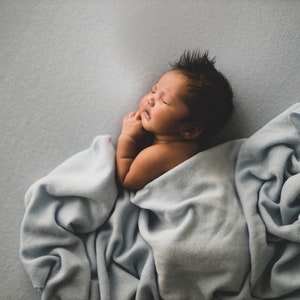Newborn Backdrop Fabric Angora, Newborn Fabric Beanbag Cover, Newborn Posing Fabric Prop, Newborn Posing Pillow, Newborn photography props image 2