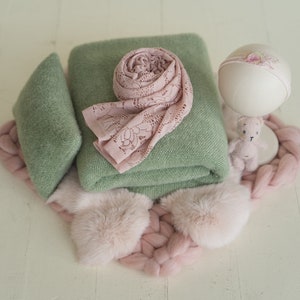 Manta de lana fieltrada recién nacido