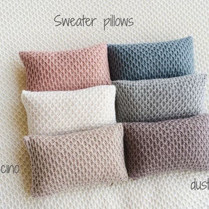 Soft newborn pillow prop – gentle posing support for photographySoft newborn pillow prop – gentle posing support for photography